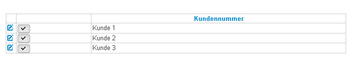 Datenansicht für Administrator Datenansicht für Administrator