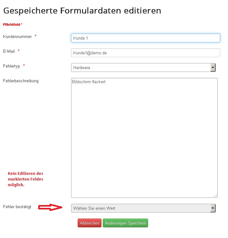 Daten Editieren Sicht Editor Daten Editieren Sicht Editor