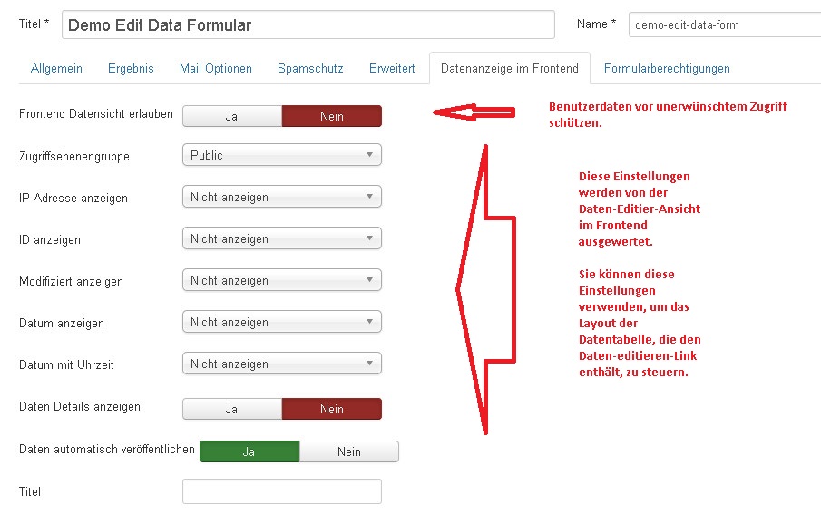 Weitere Optionen Weitere Optionen
