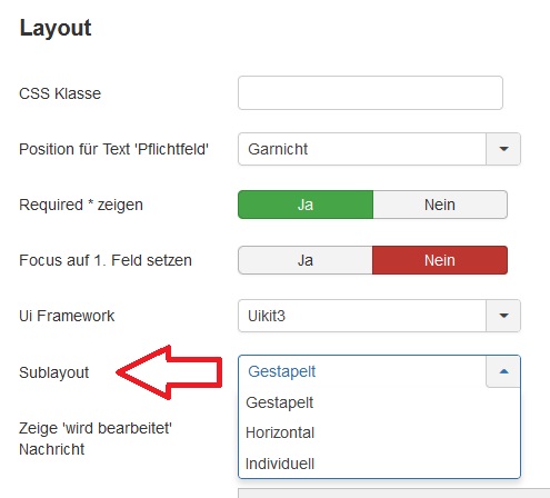 Uikit Sublayouts